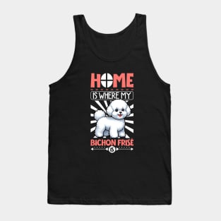 Home is with my Bichon Frisé Tank Top